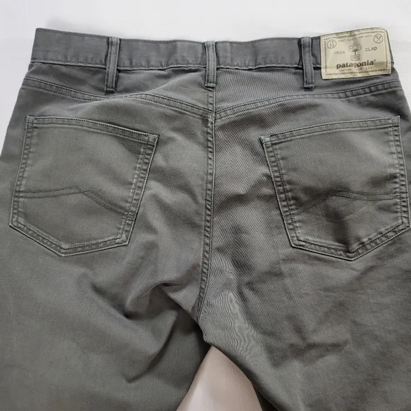 Patagonia Iron Clad Performance Twill Jeans Reg Straight Forge Grey Men's 34x32 - Picture 12 of 14